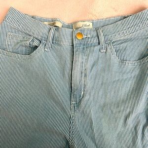 Striped relaxed fit jeans